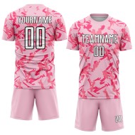 Benutzerdefinierte geometrische Sublimation Uniform Jersey Licht Fußball Muster Schwarz-Pink Abstrakt Rosa Benutzerdefinierte geometrische Sublimation Uniform Jersey Licht Fußball Muster Schwarz-Pink Abstrakt Rosa